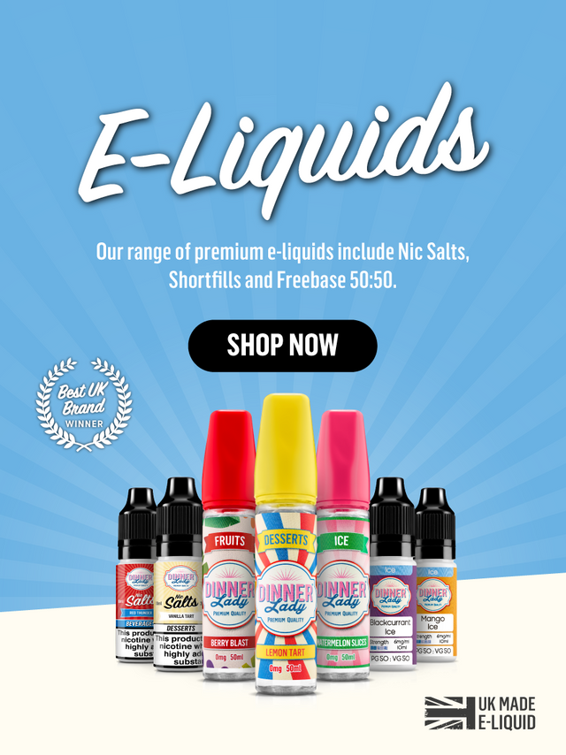 Dinner Lady 150ml Juice - Award Winning UK ELiquid Dinner Lady Tobacco-Free Dinner Lady 150ml Juice - Award Winning UK ELiquid Dinner Lady Tobacco-Free