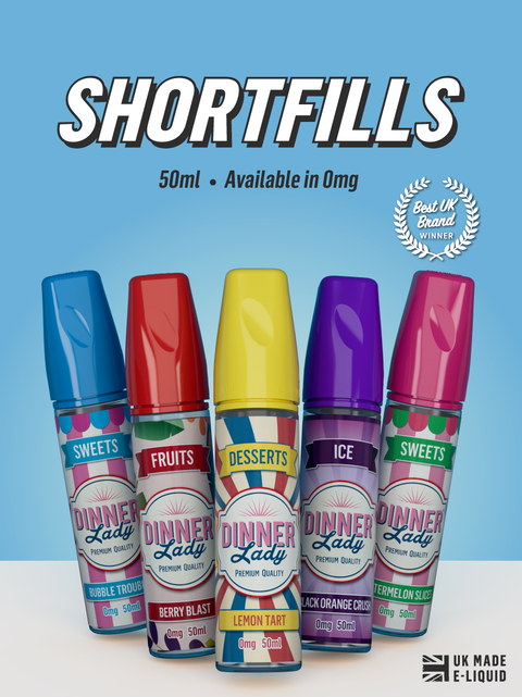 Shortfill E Liquid | Vape Dinner Lady Official Store Shortfill E Liquid | Vape Dinner Lady Official Store