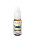 White e-liquid bottle labeled 'Blue Razz Lemonade- 20mg' by Elfbar Elfliq.