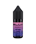 Black e-liquid bottle labeled 'Fizzy Cherry - 20mg' by Elux Legend.