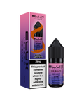 Black e-liquid bottle and carton labeled 'Fizzy Cherry - 20mg' by Elux Legend.