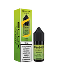 Black e-liquid bottle and carton labeled 'Lemon & Lime - 10mg' by Elux Legend.