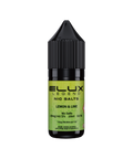 Black e-liquid bottle labeled 'Lemon & Lime - 20mg' by Elux Legend.