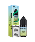 Black e-liquid bottle and carton labeled 'Menthol - 10mg' by Elux Legend.