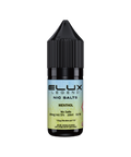 Black e-liquid bottle labeled 'Menthol - 20mg' by Elux Legend.