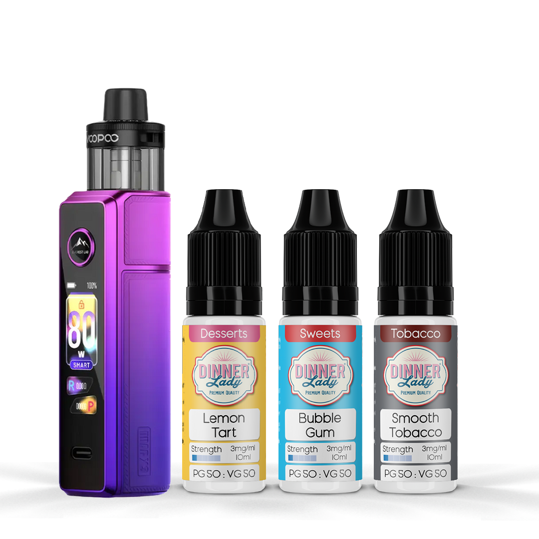 Voopoo Drag X3 50:50 Bundle Dinner Lady Voopoo Drag X3 50:50 Bundle Dinner Lady