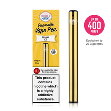 Load image into Gallery viewer, Dinner Lady Banana Ice Vape Pen
