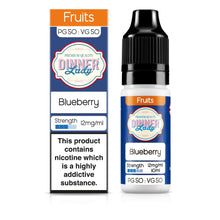 Load image into Gallery viewer, Dinner Lady Blueberry 12mg 50:50 E-Liquid
