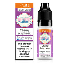 Load image into Gallery viewer, Dinner Lady Cherry Raspberry 30:70 3mg E-Liquids
