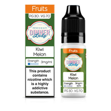 Load image into Gallery viewer, Dinner Lady Kiwi Melon 30:70 3mg 10ml
