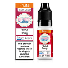Load image into Gallery viewer, Dinner Lady Mixed Berry 50:50 12mg 10ml
