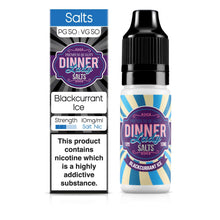Load image into Gallery viewer, Dinner Lady Blackcurrant Ice Nic Salts 10mg 10ml
