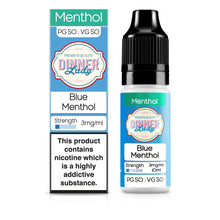 Load image into Gallery viewer, Dinner Lady Blue Menthol 50:50 3mg 10ml
