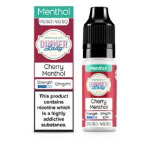 Load image into Gallery viewer, Dinner Lady Cherry Menthol 12mg 50:50 E-Liquid
