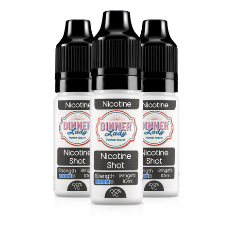 3 Bottles Nicotine Shot 10ml E-Liquid 18mg | 3 for 5.65 Dinner Lady 3 Bottles Nicotine Shot 10ml E-Liquid 18mg | 3 for 5.65 Dinner Lady