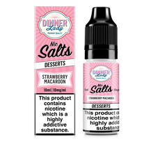 Load image into Gallery viewer, Dinner Lady Nic Salts Strawberry Macaroon 10mg
