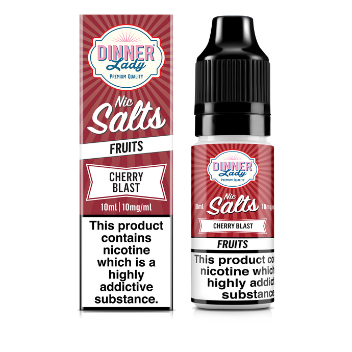 Dinner Lady Nic Salts Cherry Blast 10mg