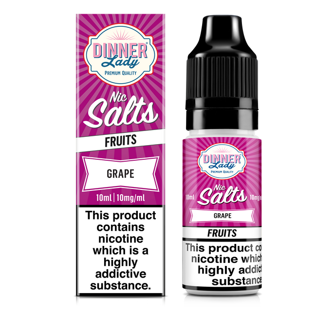 Dinner Lady Nic Salts Grape 10mg