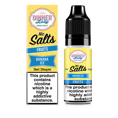 Dinner Lady Nic Salts Banana Ice 20mg