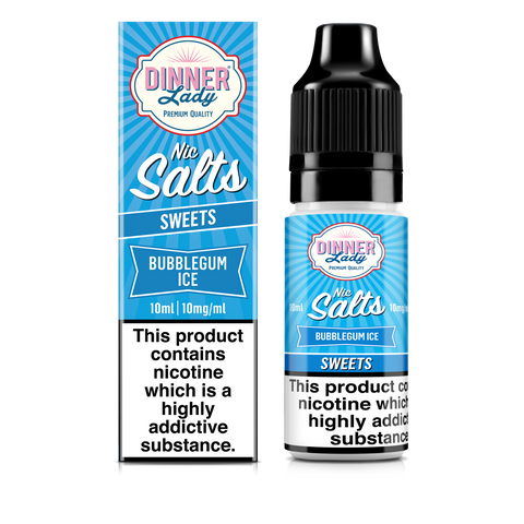 Dinner Lady Nic salts Bubblegum Ice 10mg