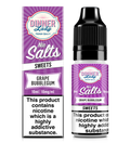 Dinner Lady Nic Salts Grape Bubblegum 10mg