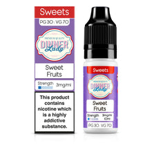 Load image into Gallery viewer, Dinner Lady Sweet Fruits 30:70 3mg 10ml

