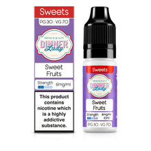 Load image into Gallery viewer, Dinner Lady Sweet Fruits 30:70 6mg 10ml
