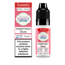 Load image into Gallery viewer,  Dinner Lady Watermelon Slices 3mg 50:50 E-Liquid
