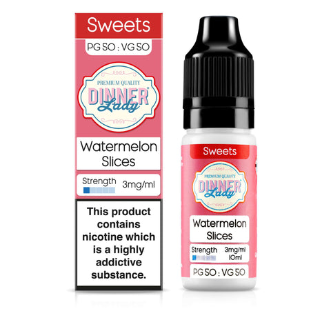 Dinner Lady Watermelon Slices 50:50 3mg 10ml