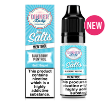 Load image into Gallery viewer, Dinner Lady Nic Salts Blueberry Menthol NEW
