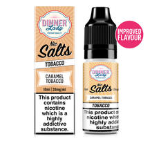 Load image into Gallery viewer, Dinner Lady Nic Salts Caramel Tobacco improved flavour 
