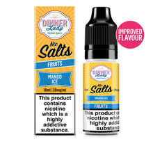 Load image into Gallery viewer, Dinner Lady Nic Salts Mango Ice improved flavour
